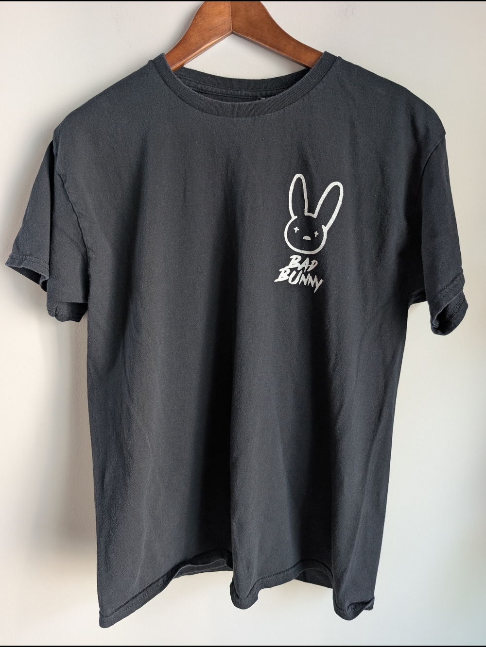 Bad Bunny Most Wanted Tour Shirt 2024 Concert Merch Black Graphic Official Merch